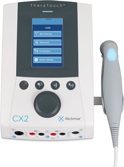 TheraTouch CX2, 2-channel stim/ultrasound combo unit, no cart