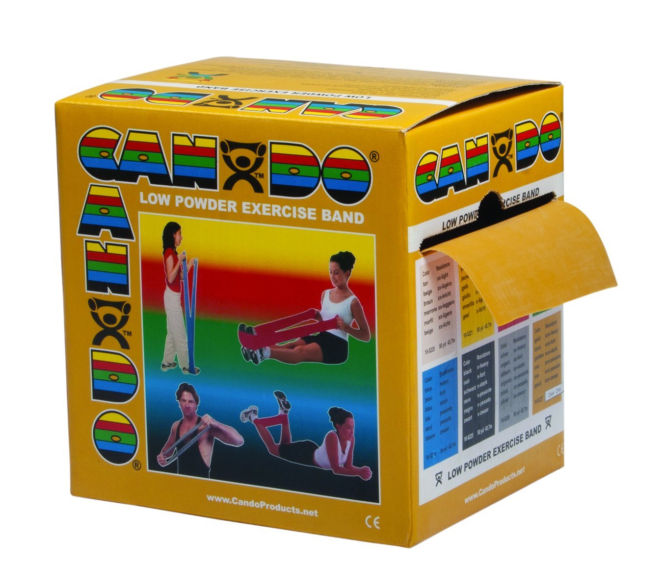 CanDo Low Powder Exercise Band