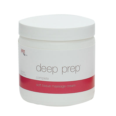 Deep Prep Complete tissue massage cream, 15 ounce jar