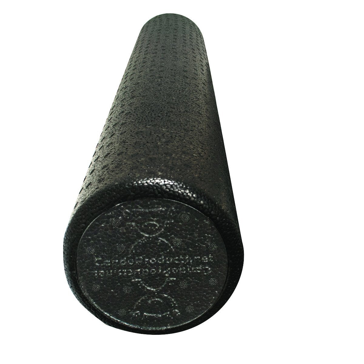 CanDo Foam Roller - Black Composite - Extra Firm