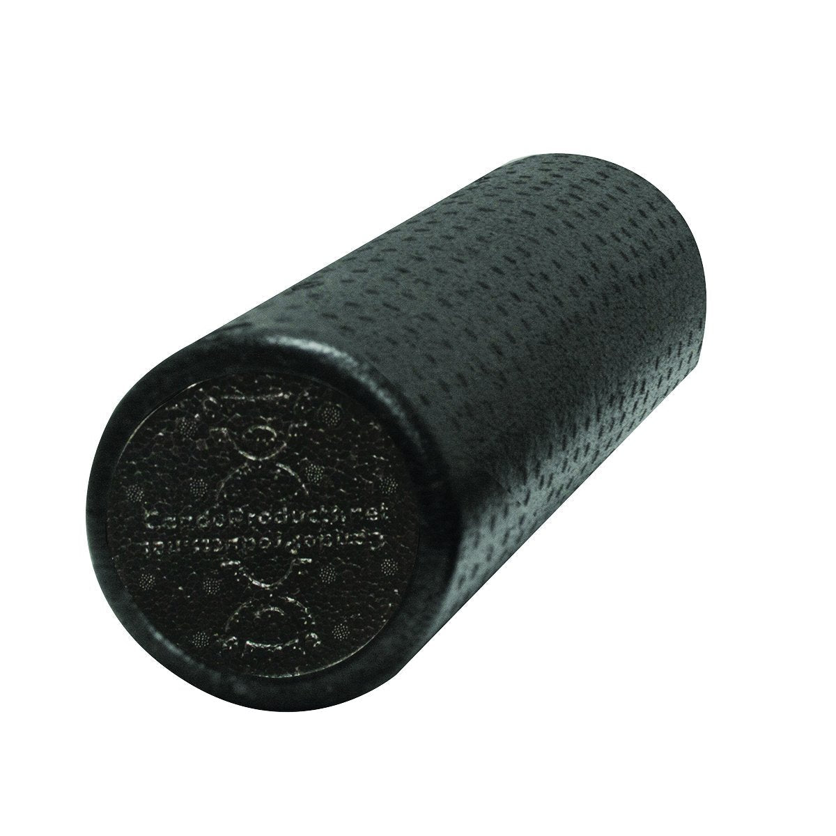 CanDo Foam Roller - Black Composite - Extra Firm